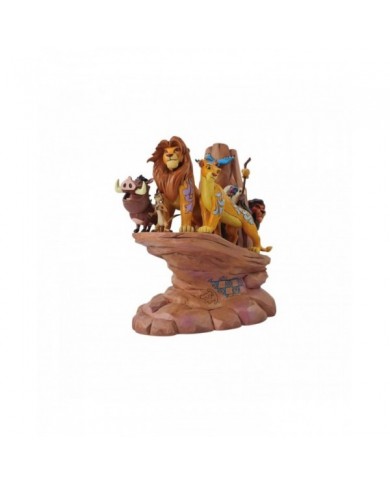 Disney Traditions - Le Roi Lion Carved In Stone