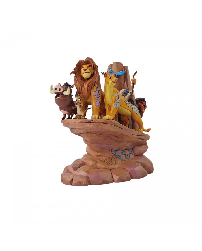 Disney Traditions - Le Roi Lion Carved In Stone