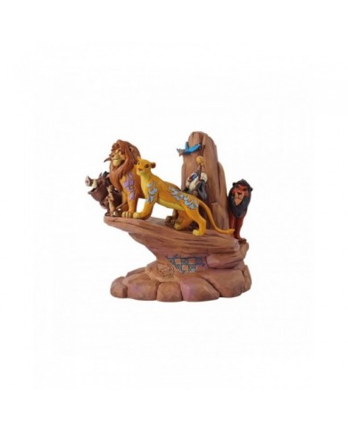 Disney Traditions - Le Roi Lion Carved In Stone