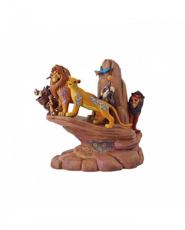 Disney Traditions - Le Roi Lion Carved In Stone