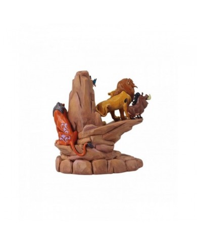 Disney Traditions - Le Roi Lion Carved In Stone