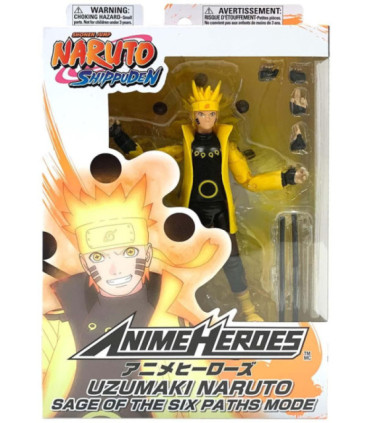 Figurine Naruto Sage of Six Paths Mode  Naruto Anime Heroes