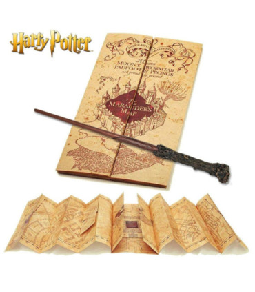 Coffret Baguette d'Harry & Carte du Maraudeur  Harry Potter