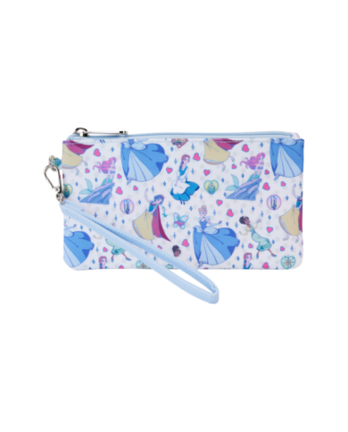 Pochette Loungefly - Disney Princess Manga Style All-Over Print Nylon