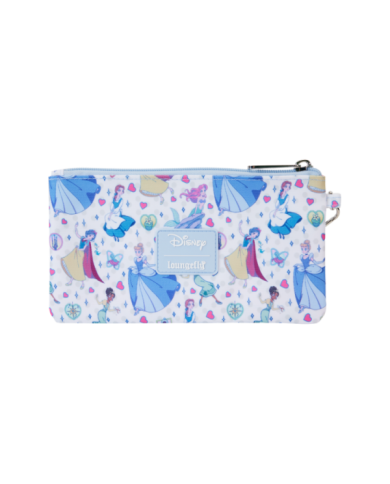 Pochette Loungefly - Disney Princess Manga Style All-Over Print Nylon