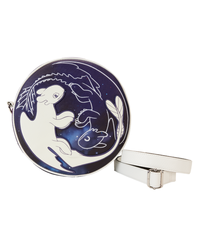 Sac à bandoulière Loungefly - Dragons Light & Night Fury