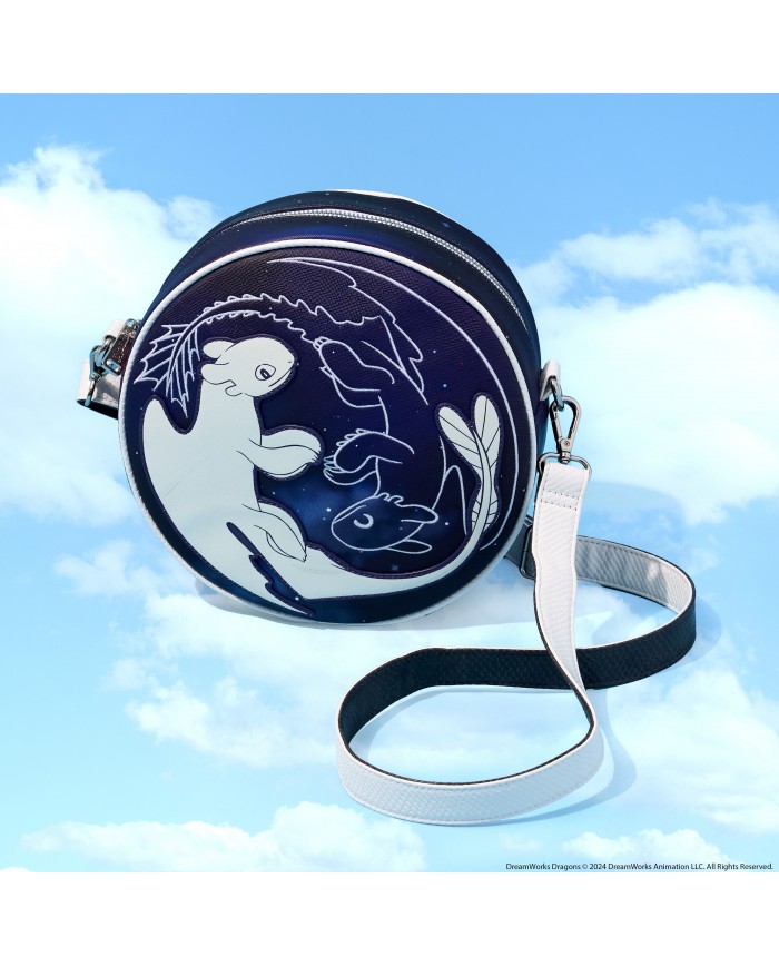 Sac à bandoulière Loungefly - Dragons Light & Night Fury