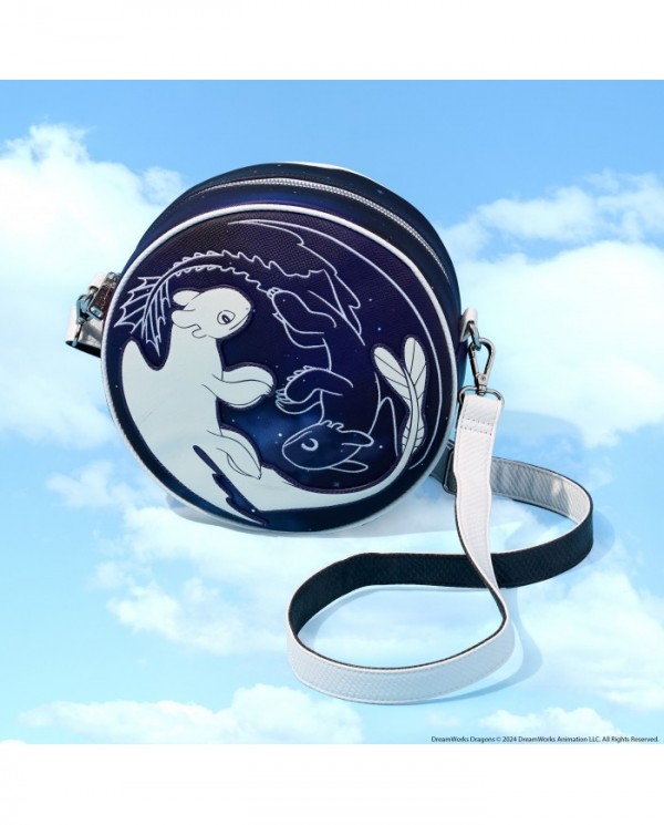 Sac à bandoulière Loungefly - Dragons Light & Night Fury
