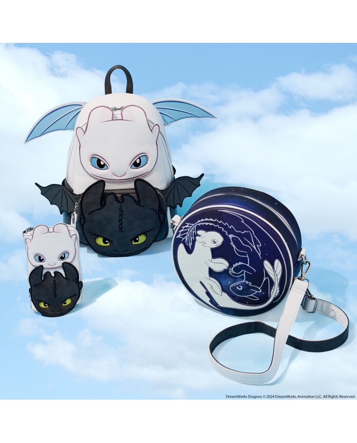 Portefeuille Loungefly - Dragons Light & Night Fury