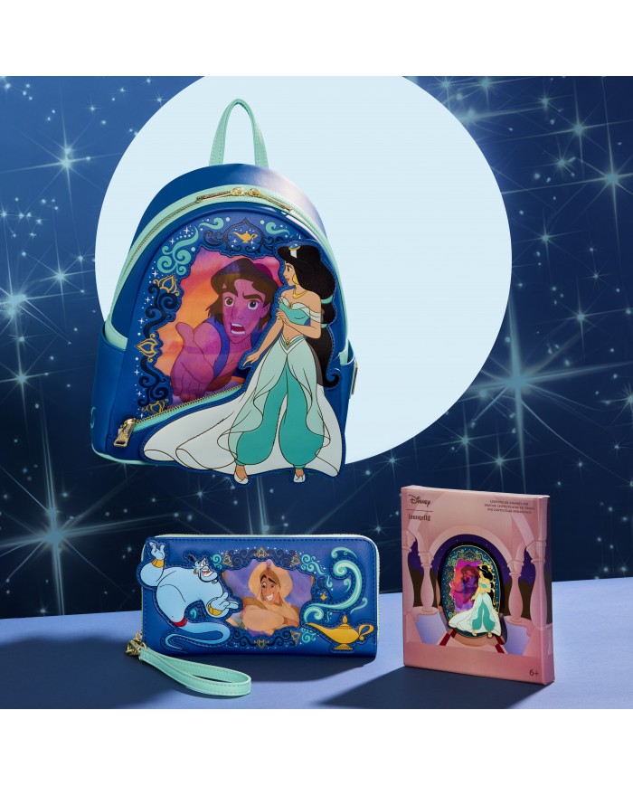Portefeuille Loungefly - Aladdin Princess Series Lenticular
