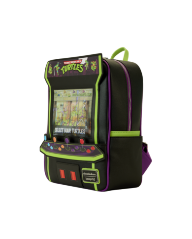 Sac à dos Loungefly - Tortues Ninja 40th Anniversary Vintage Arcade Lenticular Glow