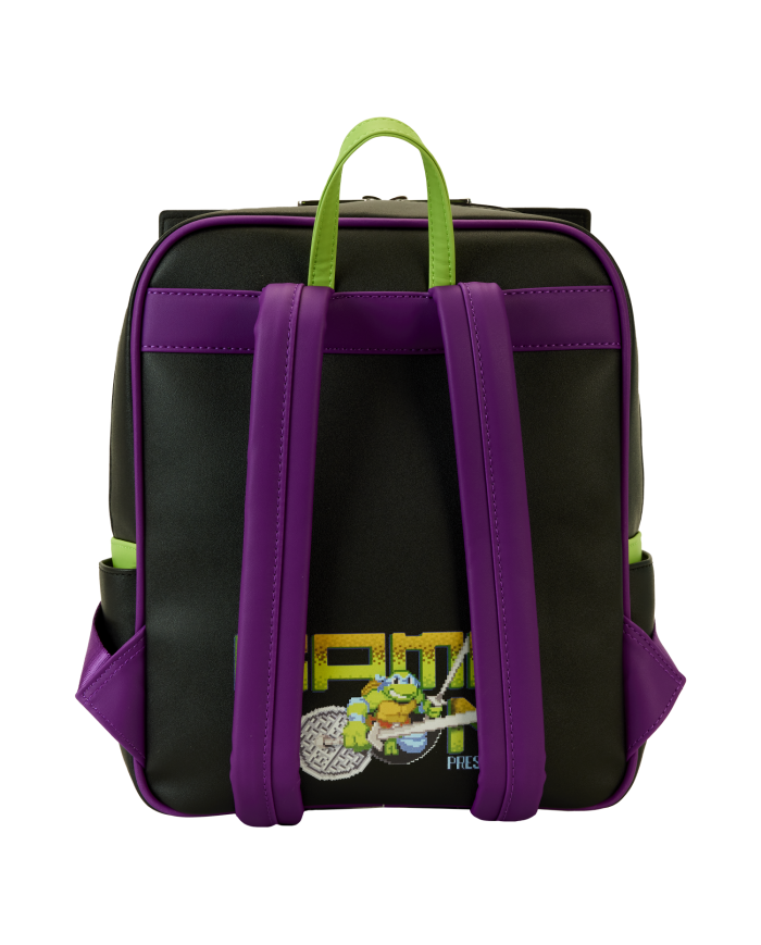 Sac à dos Loungefly - Tortues Ninja 40th Anniversary Vintage Arcade Lenticular Glow