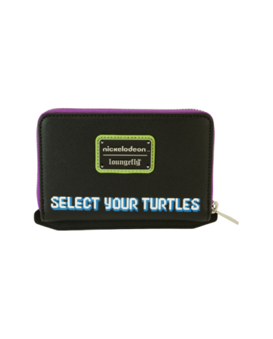 Portefeuille Loungefly - Tortues Ninja 40th Anniversary Vintage Arcade Lenticular Glow