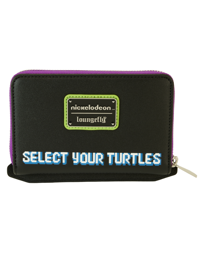 Portefeuille Loungefly - Tortues Ninja 40th Anniversary Vintage Arcade Lenticular Glow