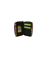 Portefeuille Loungefly - Tortues Ninja 40th Anniversary Vintage Arcade Lenticular Glow