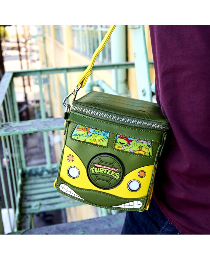 Sac à bandoulière Loungefly - Tortues Ninja 40th Anniversary Party Wagon Figural